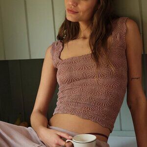 FREE PEOPLE LOVE LETTER TANK TOP